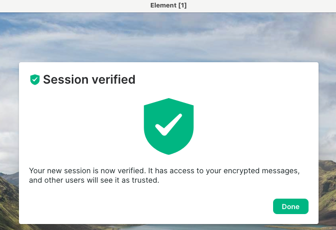 Restore-Session verified